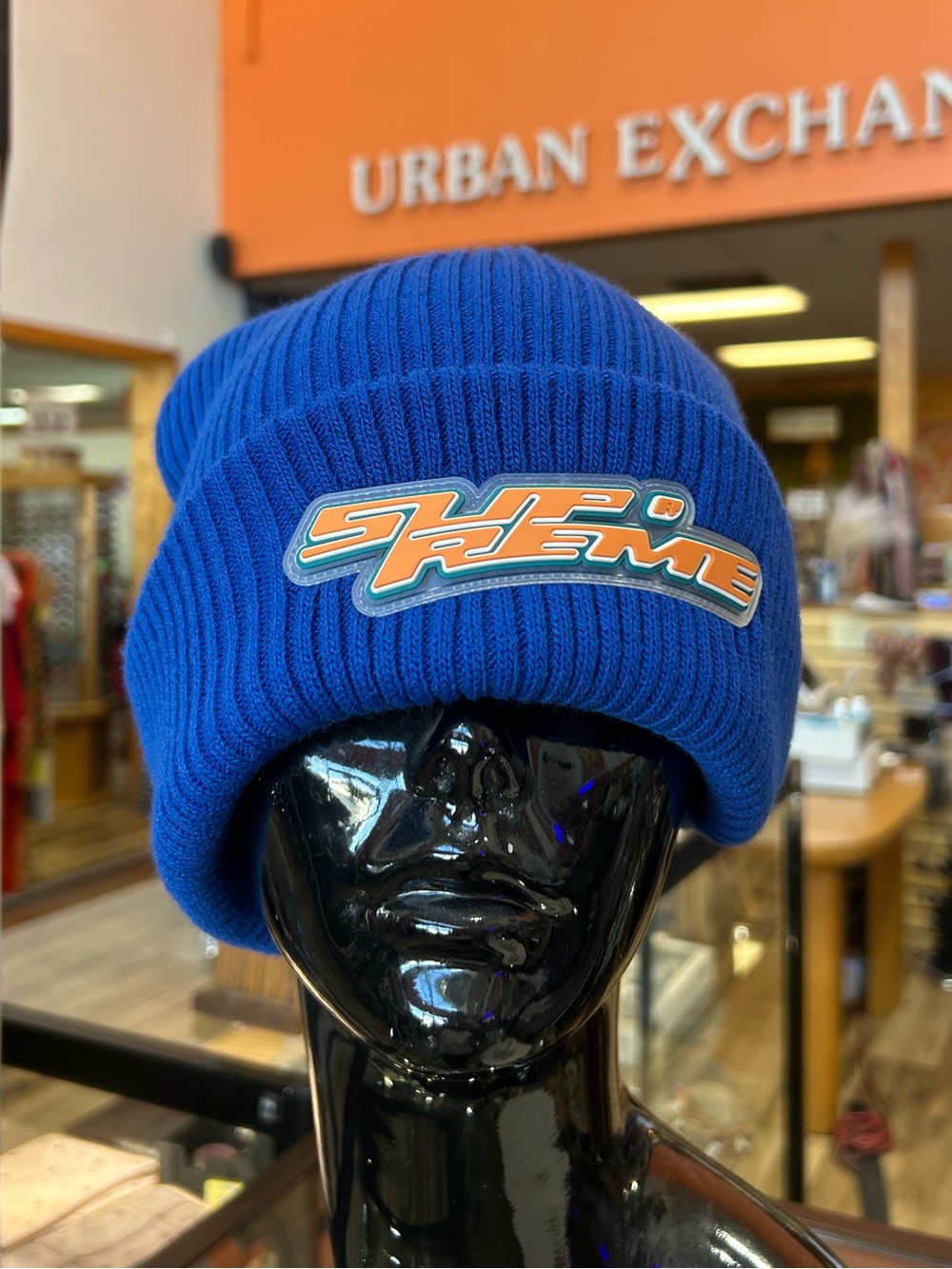 Supreme Raised Logo Patch Beanie